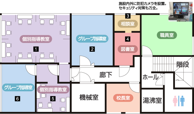 草津本校レイアウト